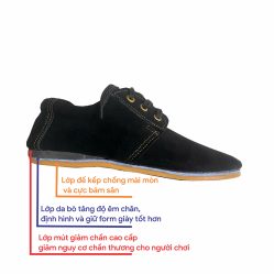 Giày mỏ vịt đế kếp